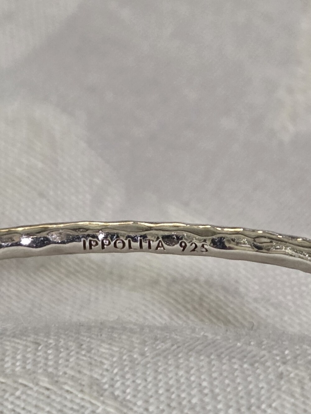 Ippolita Rock Candy 5 Stone Bangle Bracelet, Quartz, MOP, SS - Picture 11 of 14